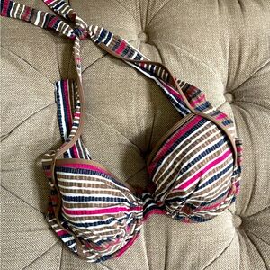 Tommy Bahama Multicolor Striped Bikini Top 34DD